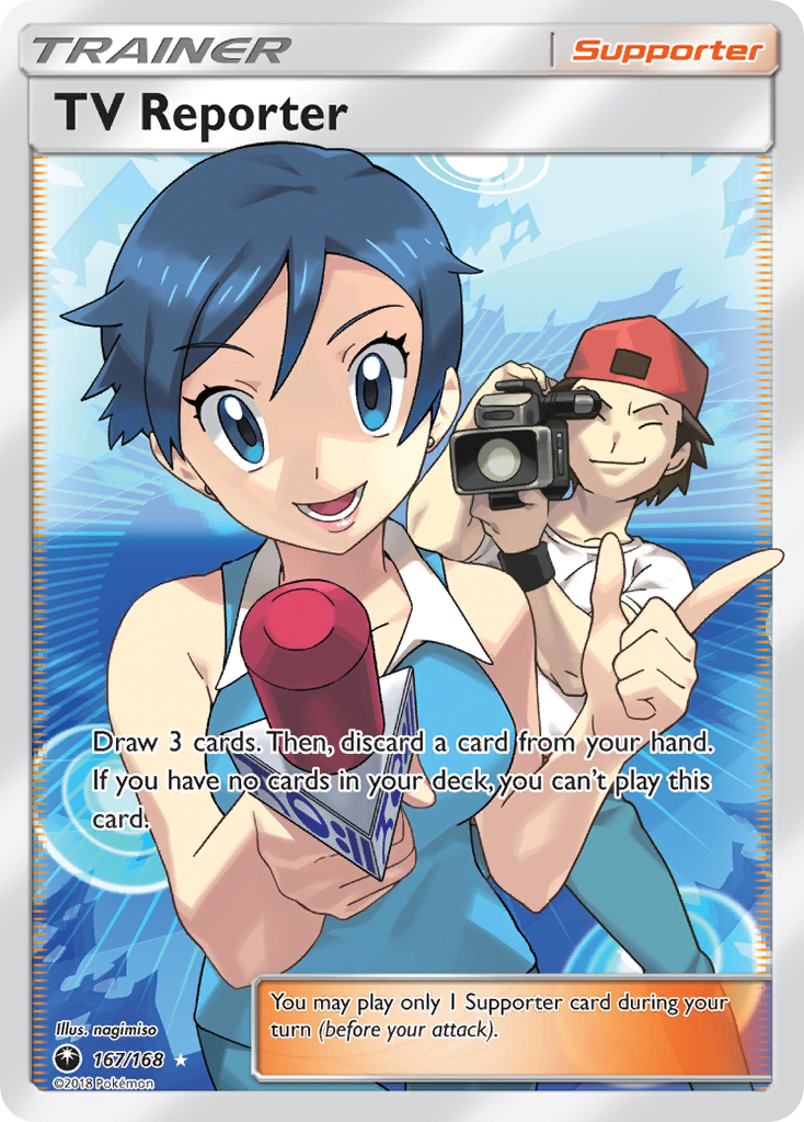 TV Reporter (167/168) [Sun & Moon: Celestial Storm] | Gear Gaming Fayetteville