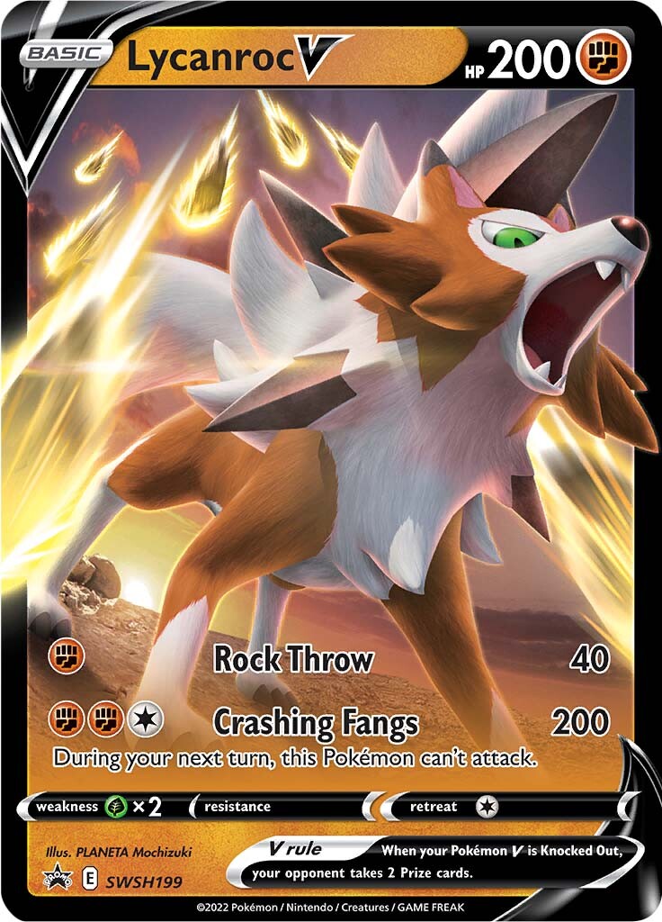 Lycanroc V (SWSH199) [Sword & Shield: Black Star Promos] | Gear Gaming Fayetteville