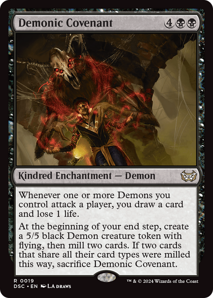 Demonic Covenant [Duskmourn: House of Horror Commander] | Gear Gaming Fayetteville