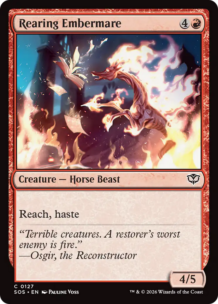 Rearing Embermare [Secrets of Strixhaven] | Gear Gaming Fayetteville
