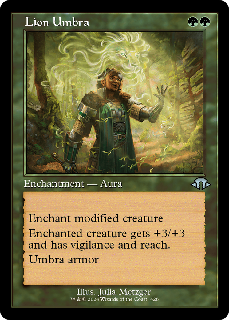 Lion Umbra (Retro Frame) [Modern Horizons 3] | Gear Gaming Fayetteville