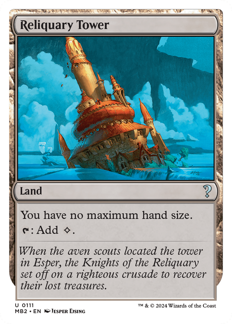 Reliquary Tower (White Border) [Mystery Booster 2] | Gear Gaming Fayetteville