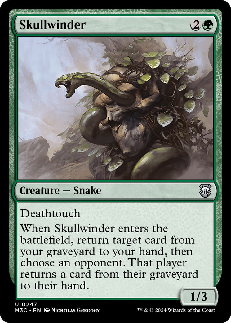 Skullwinder (Ripple Foil) [Modern Horizons 3 Commander] | Gear Gaming Fayetteville