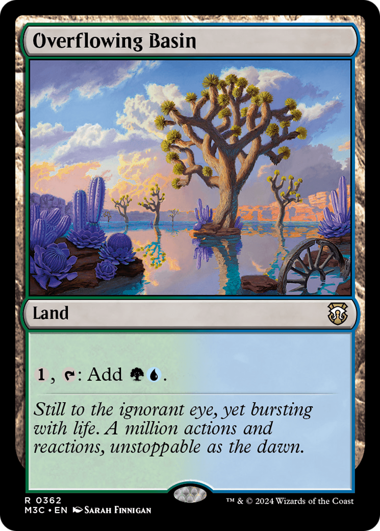 Overflowing Basin (Ripple Foil) [Modern Horizons 3 Commander] | Gear Gaming Fayetteville