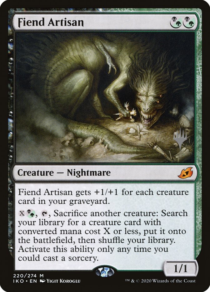 Fiend Artisan (Promo Pack) [Ikoria: Lair of Behemoths Promos] | Gear Gaming Fayetteville