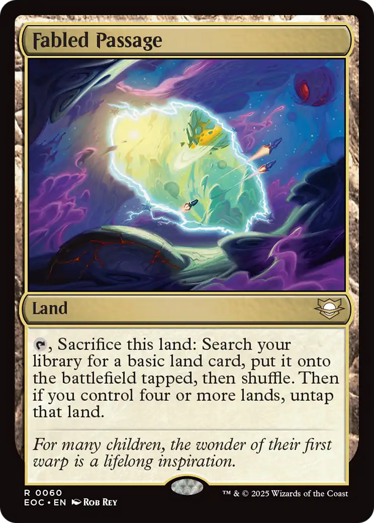 Fabled Passage [Edge of Eternities Commander] | Gear Gaming Fayetteville