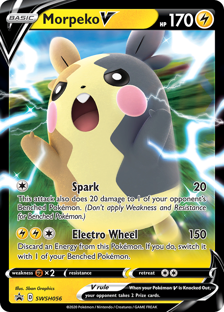 Morpeko V (SWSH056) [Sword & Shield: Black Star Promos] | Gear Gaming Fayetteville