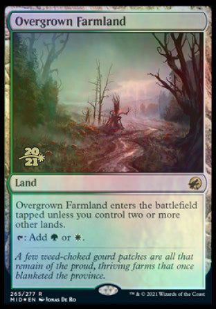 Overgrown Farmland [Innistrad: Midnight Hunt Prerelease Promos] | Gear Gaming Fayetteville