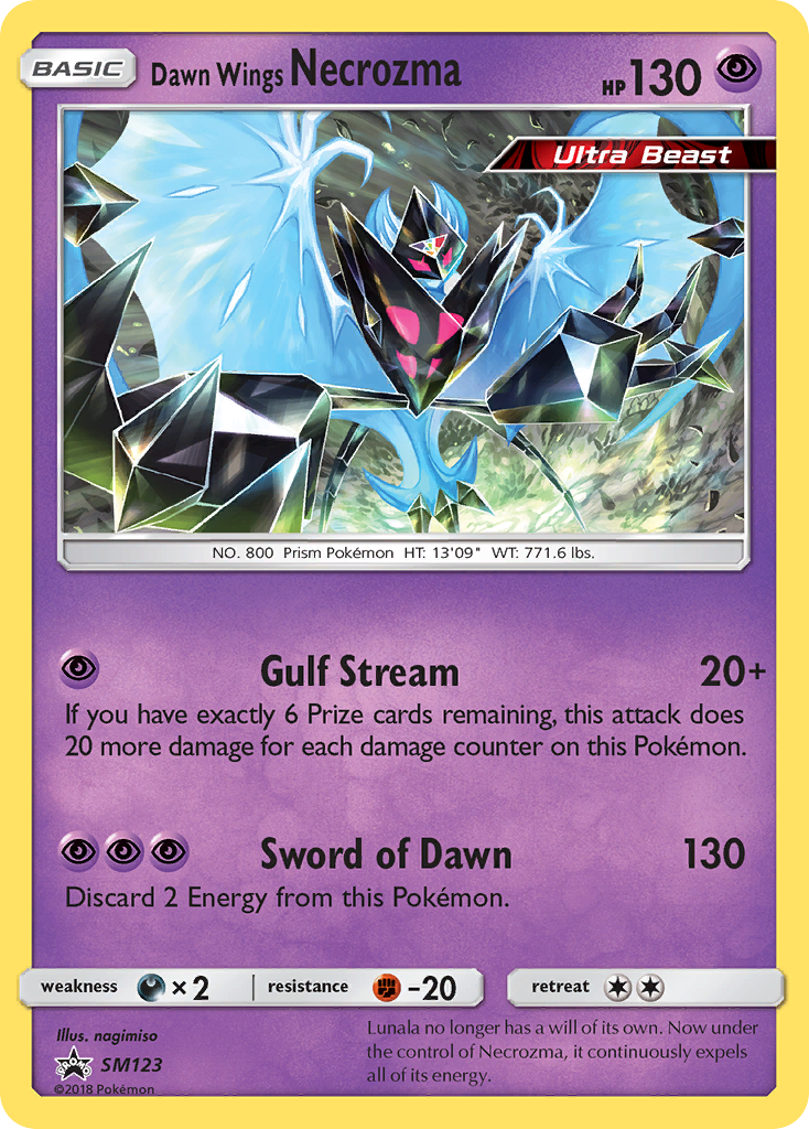 Dawn Wings Necrozma (SM123) [Sun & Moon: Black Star Promos] | Gear Gaming Fayetteville