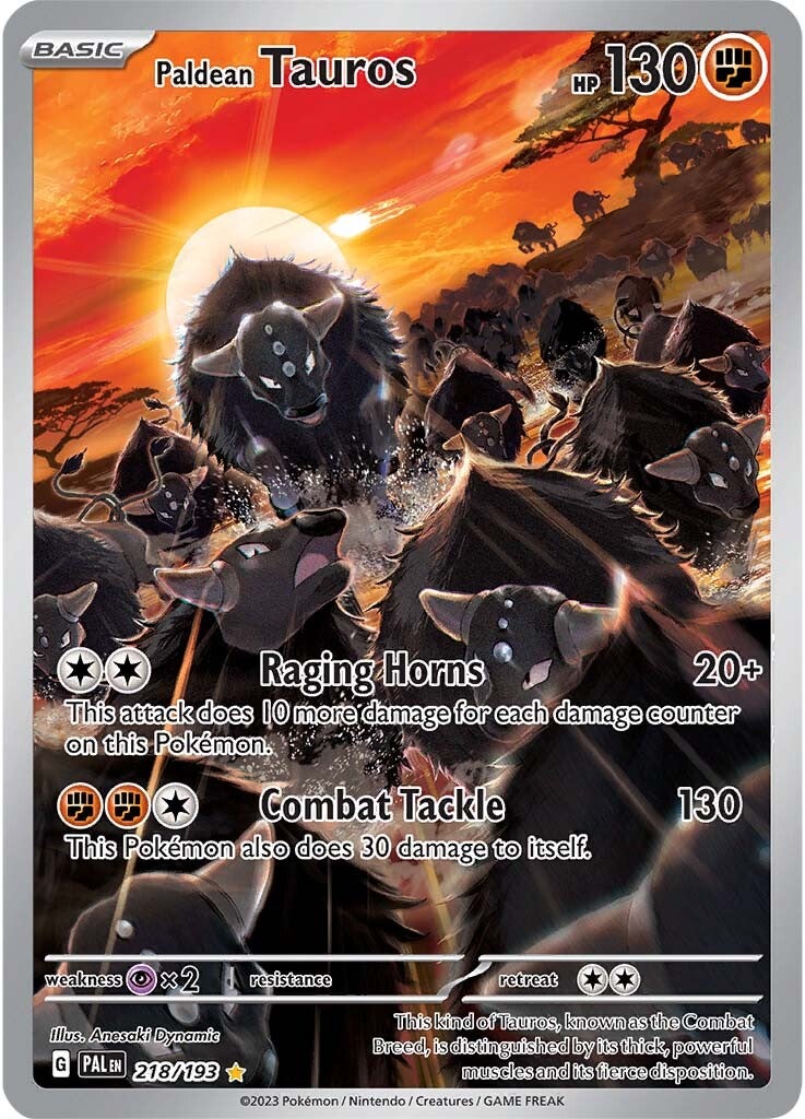 Paldean Tauros (218/193) [Scarlet & Violet: Paldea Evolved] | Gear Gaming Fayetteville