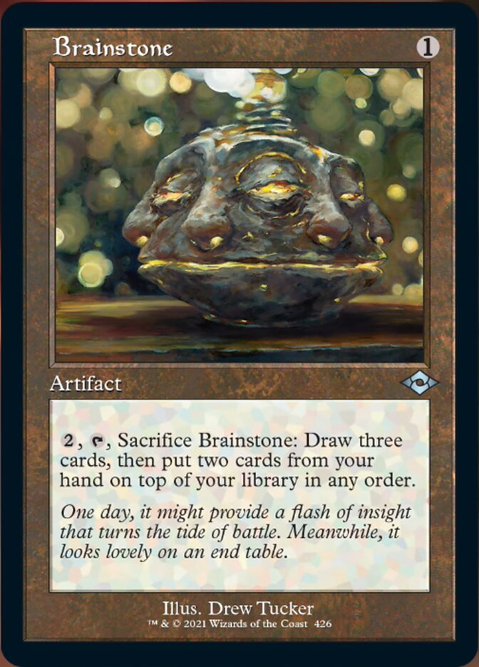 Brainstone (Retro Foil Etched) [Modern Horizons 2] | Gear Gaming Fayetteville