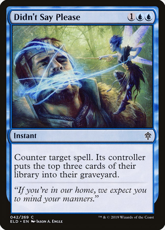 Didn't Say Please [Throne of Eldraine] | Gear Gaming Fayetteville