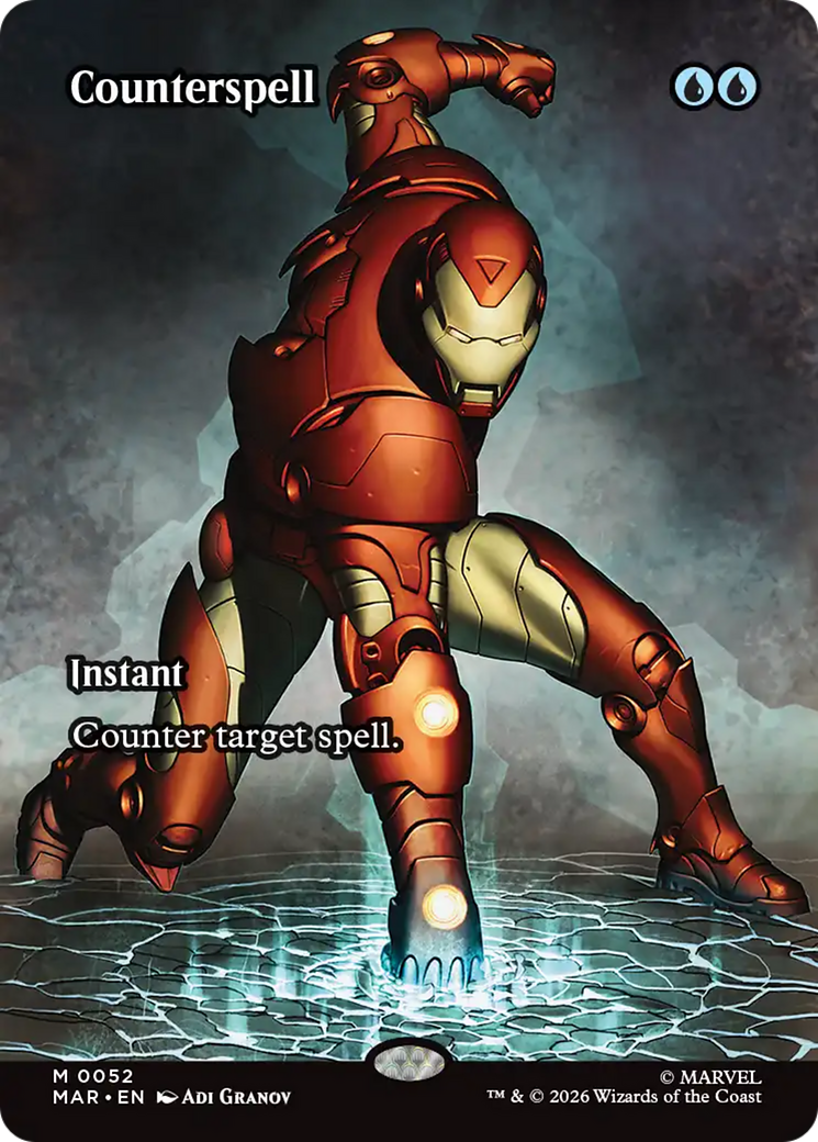 Counterspell (Borderless) (0052) [Marvel Universe: Eternal-Legal] | Gear Gaming Fayetteville