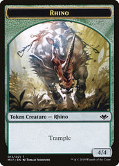 Zombie (007) // Rhino (013) Double-Sided Token [Modern Horizons Tokens] | Gear Gaming Fayetteville