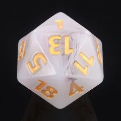 55mm Titan Black/Red Jade D20 | Gear Gaming Fayetteville