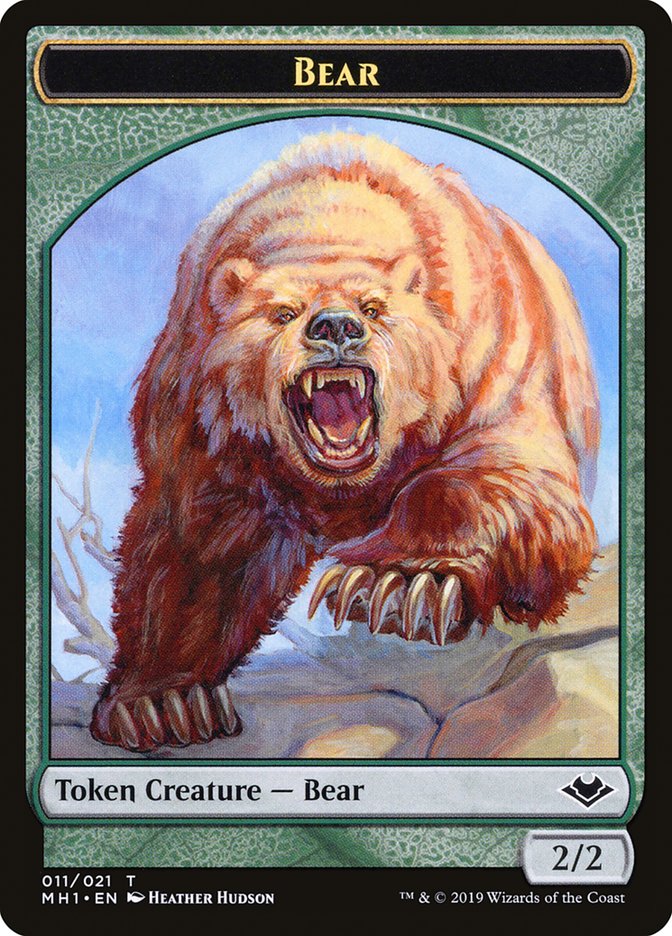 Bear Token [Modern Horizons Tokens] | Gear Gaming Fayetteville