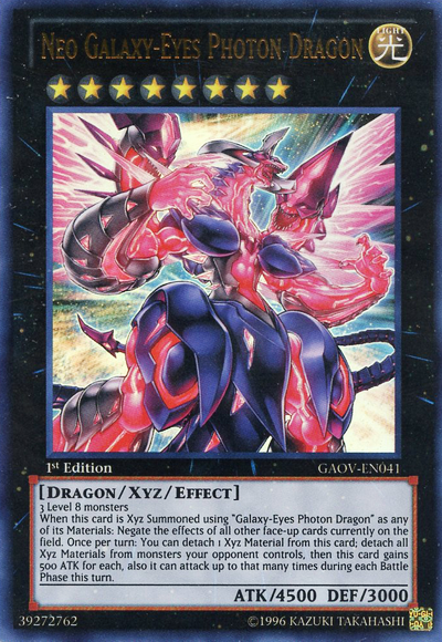 Neo Galaxy-Eyes Photon Dragon [GAOV-EN041] Ultra Rare | Gear Gaming Fayetteville