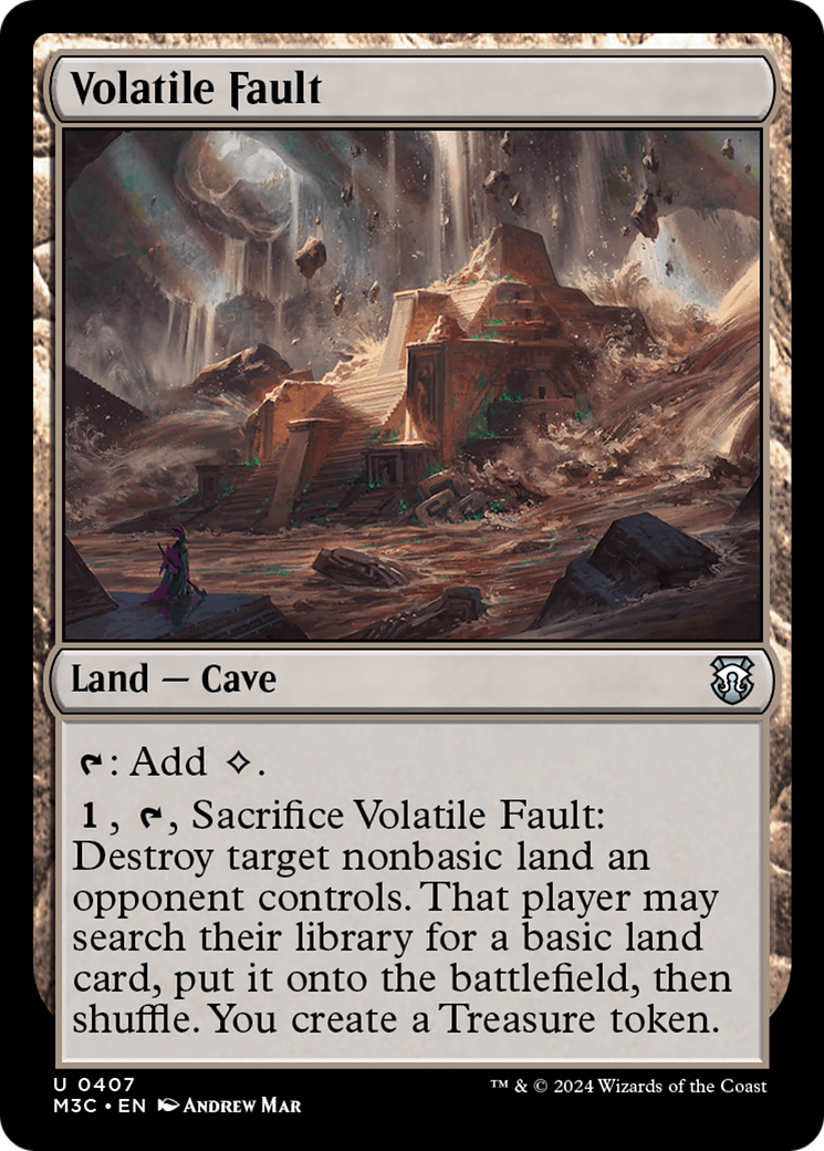 Volatile Fault (Ripple Foil) [Modern Horizons 3 Commander] | Gear Gaming Fayetteville