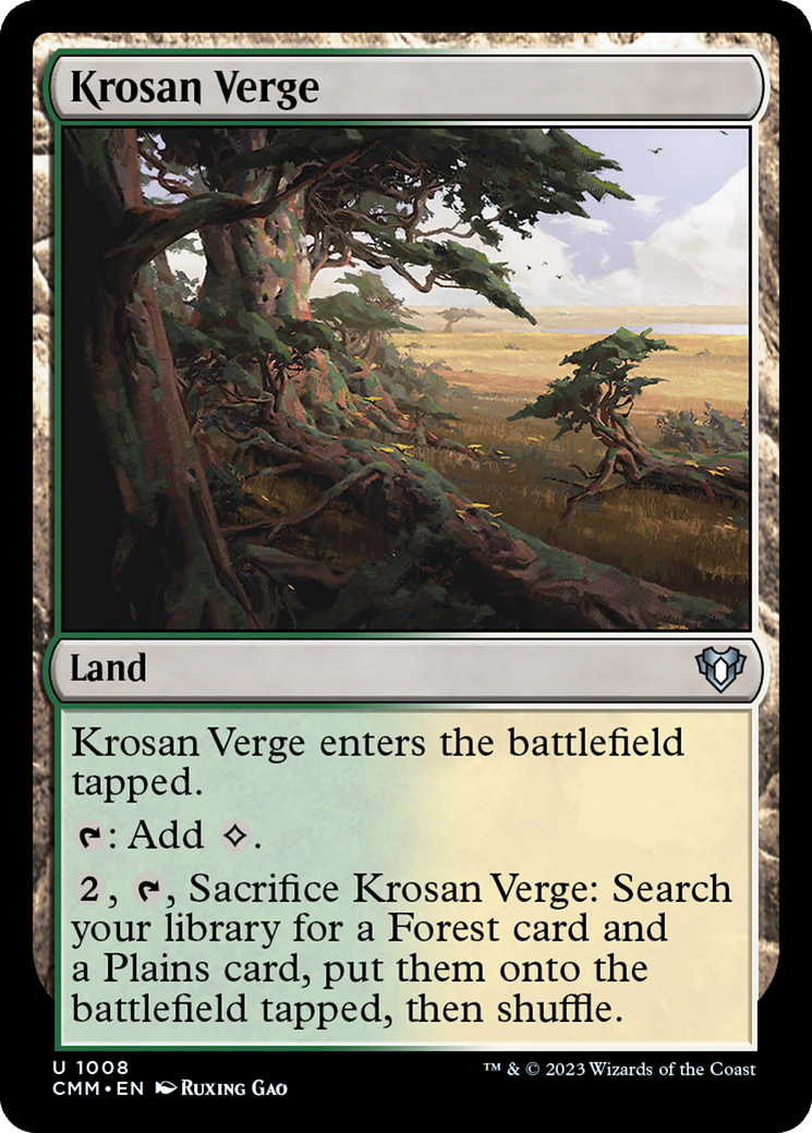 Krosan Verge [Commander Masters] | Gear Gaming Fayetteville