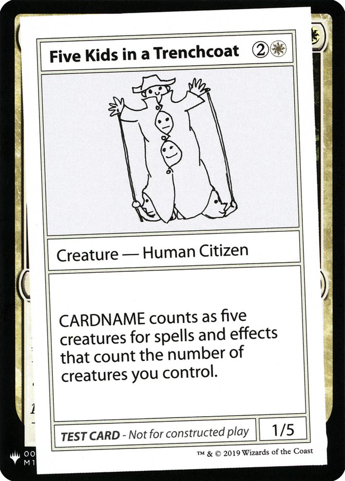 Five Kids in a Trenchcoat [Mystery Booster Playtest Cards] | Gear Gaming Fayetteville