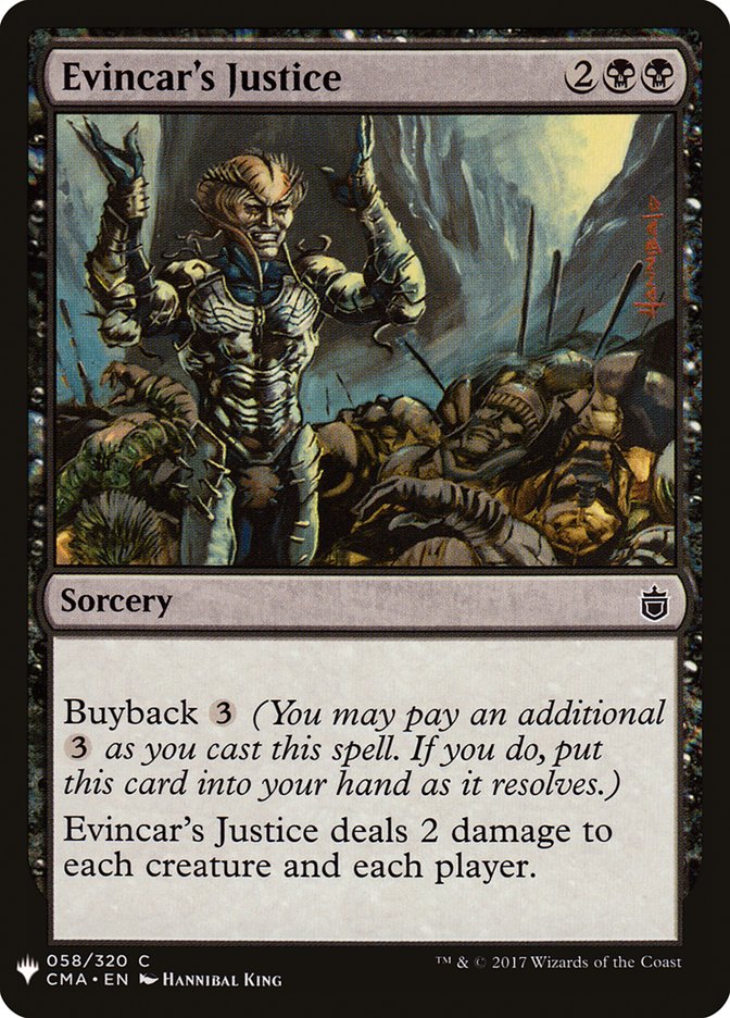 Evincar's Justice [Mystery Booster] | Gear Gaming Fayetteville