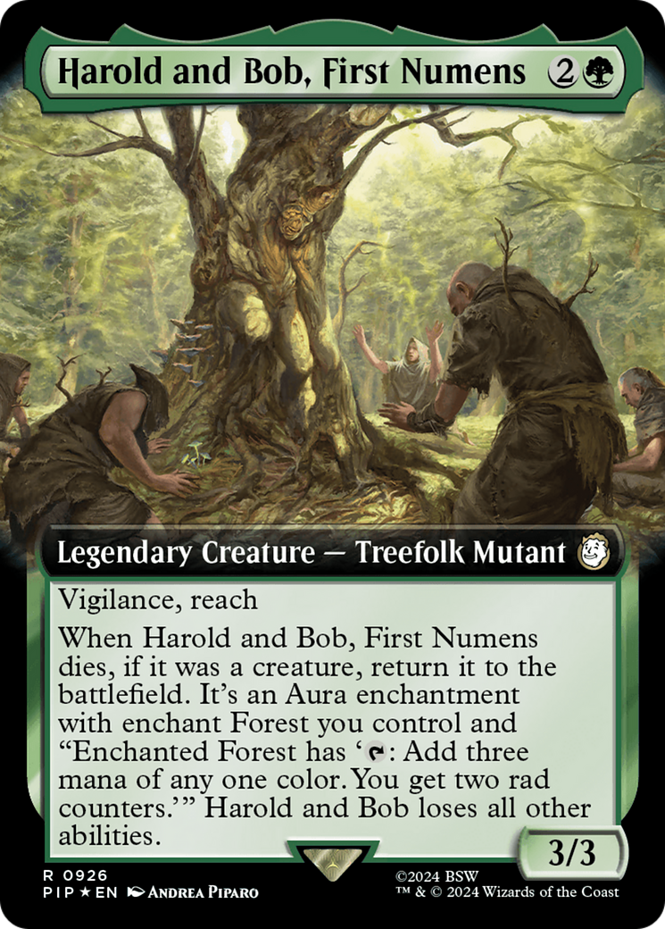 Harold and Bob, First Numens (Extended Art) (Surge Foil) [Fallout] | Gear Gaming Fayetteville