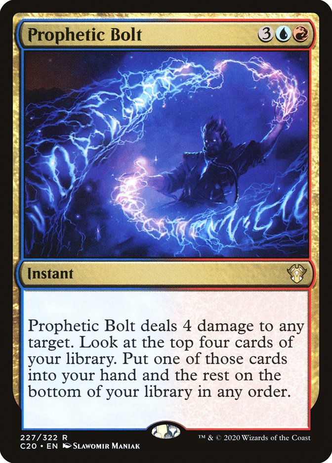 Prophetic Bolt [Commander 2020] | Gear Gaming Fayetteville