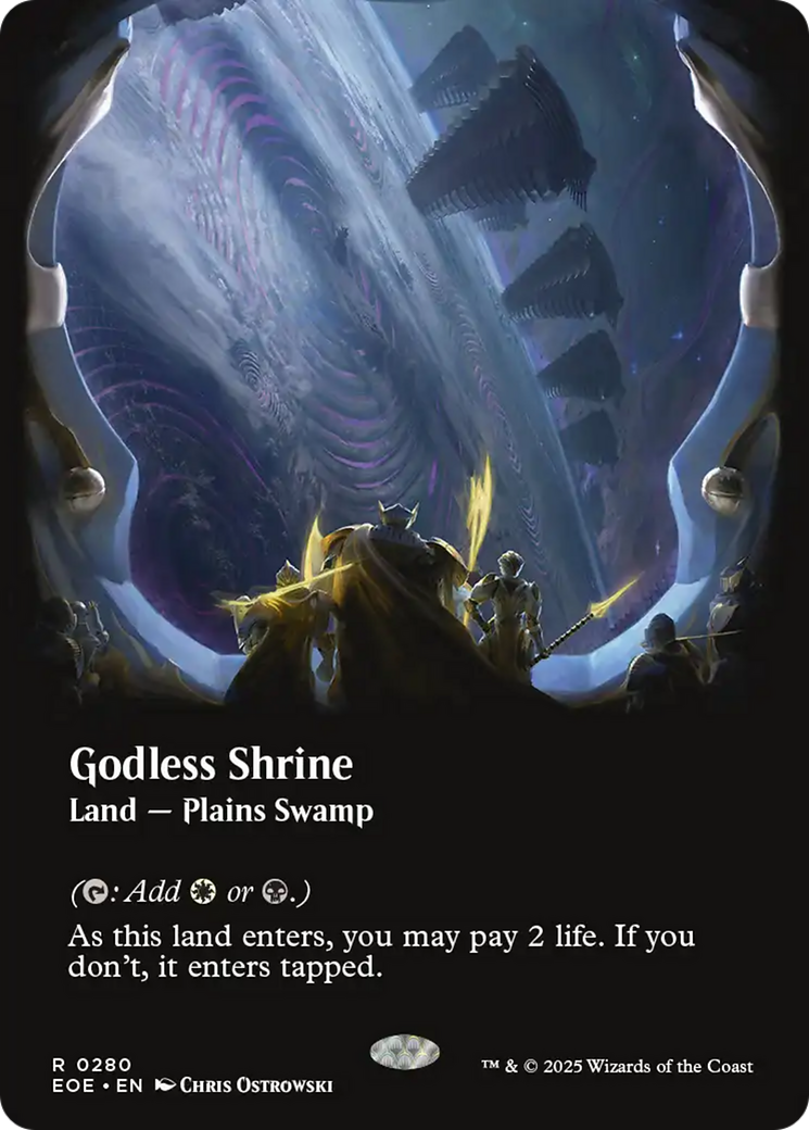 Godless Shrine (Borderless) [Edge of Eternities] | Gear Gaming Fayetteville