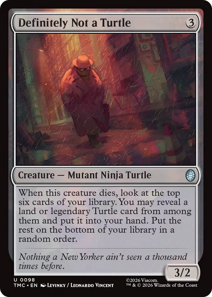 Definitely Not a Turtle [Teenage Mutant Ninja Turtles Commander] | Gear Gaming Fayetteville