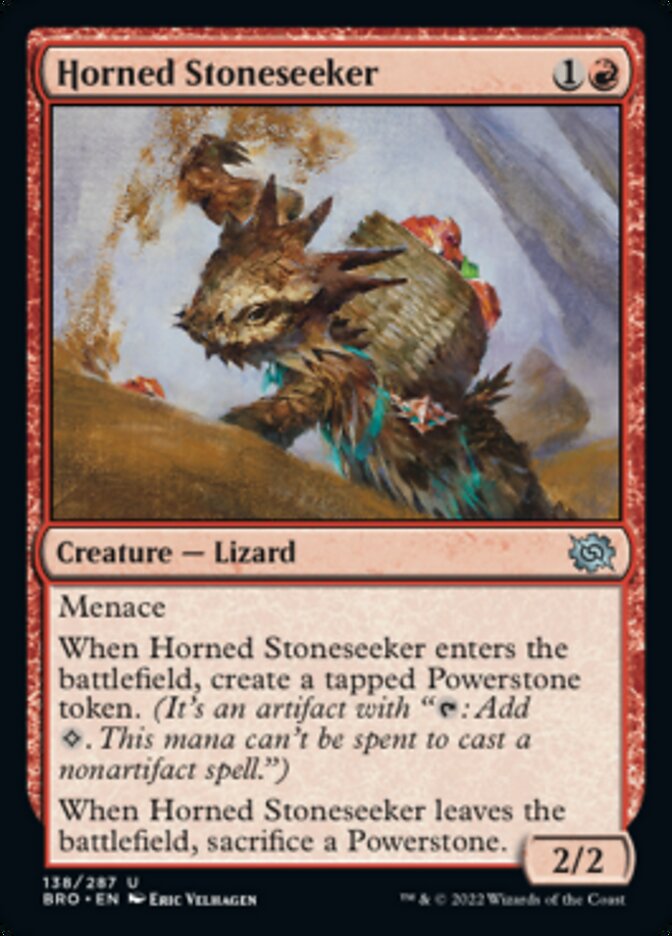 Horned Stoneseeker [The Brothers' War] | Gear Gaming Fayetteville