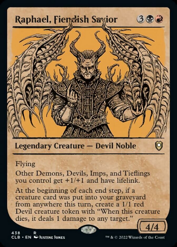 Raphael, Fiendish Savior (Showcase) [Commander Legends: Battle for Baldur's Gate] | Gear Gaming Fayetteville