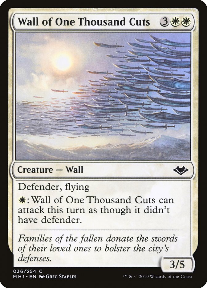 Wall of One Thousand Cuts [Modern Horizons] | Gear Gaming Fayetteville