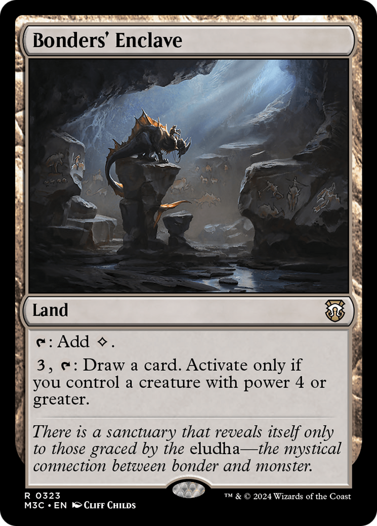 Bonders' Enclave (Ripple Foil) [Modern Horizons 3 Commander] | Gear Gaming Fayetteville