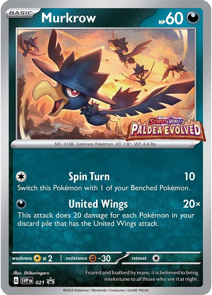 Murkrow (021) [Scarlet & Violet: Black Star Promos] | Gear Gaming Fayetteville