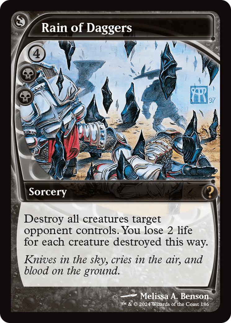 Rain of Daggers (Future Sight) [Mystery Booster 2] | Gear Gaming Fayetteville