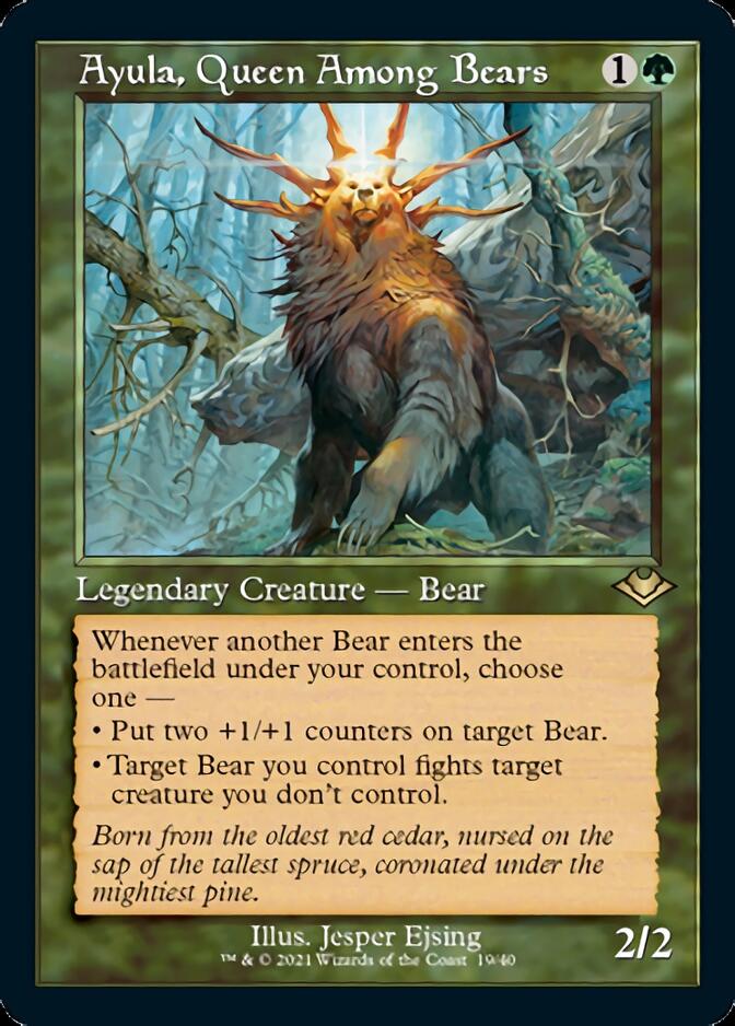 Ayula, Queen Among Bears (Retro Foil Etched) [Modern Horizons] | Gear Gaming Fayetteville