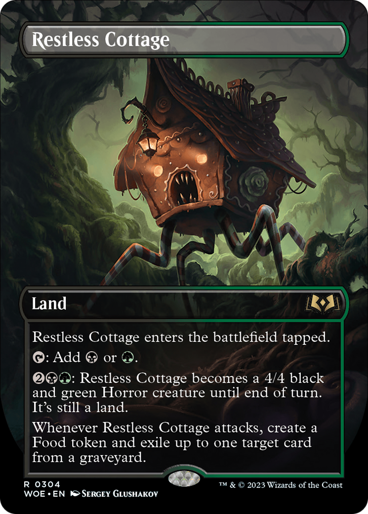 Restless Cottage (Borderless Alternate Art) [Wilds of Eldraine] | Gear Gaming Fayetteville