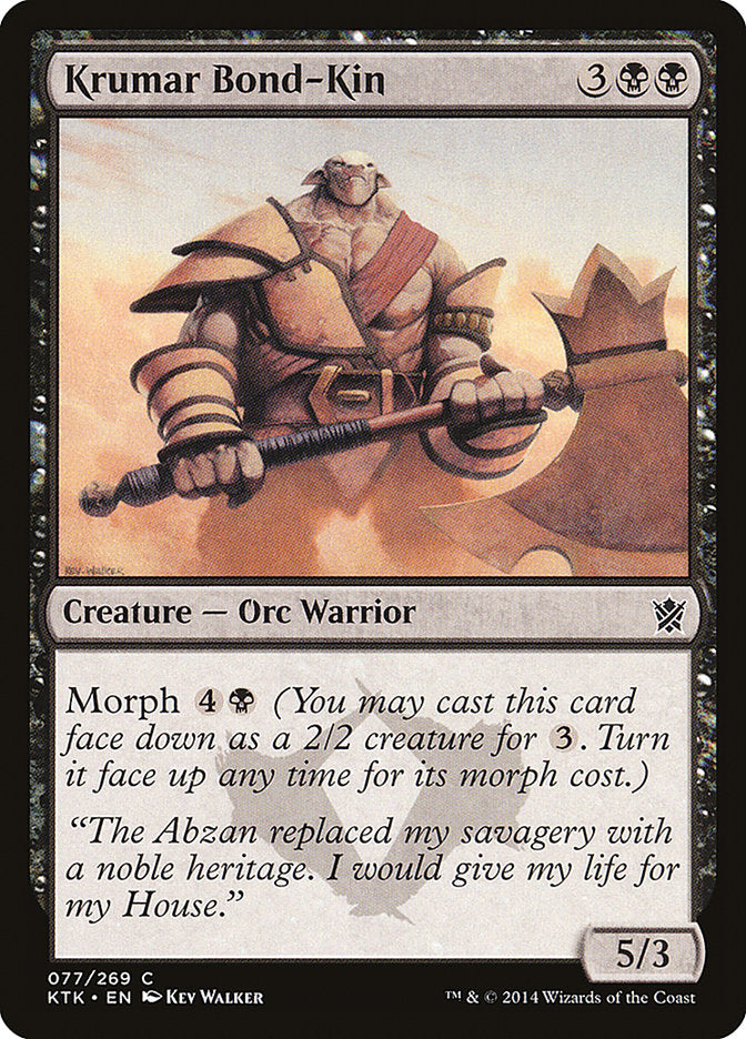 Krumar Bond-Kin [Khans of Tarkir] | Gear Gaming Fayetteville