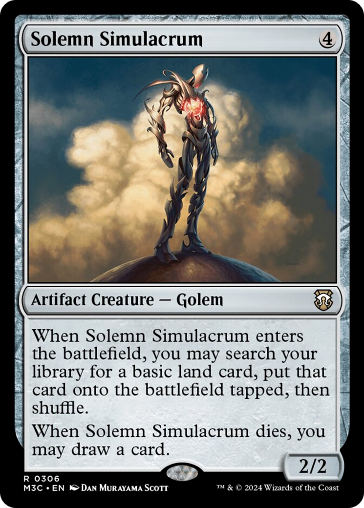 Solemn Simulacrum [Modern Horizons 3 Commander] | Gear Gaming Fayetteville