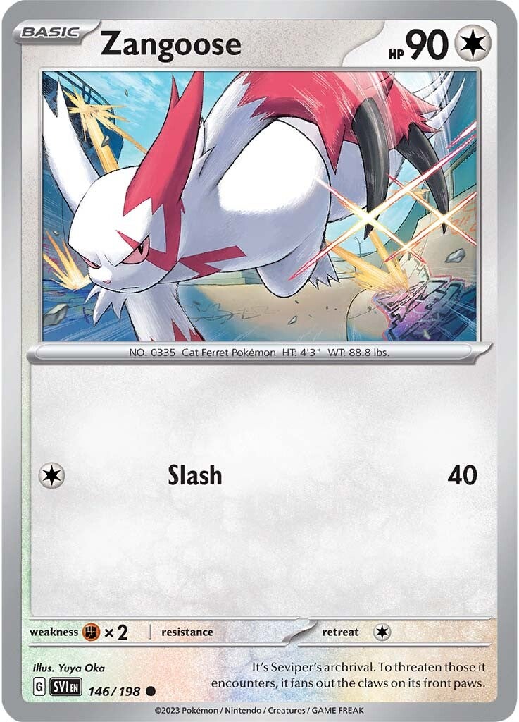 Zangoose (146/198) [Scarlet & Violet: Base Set] | Gear Gaming Fayetteville