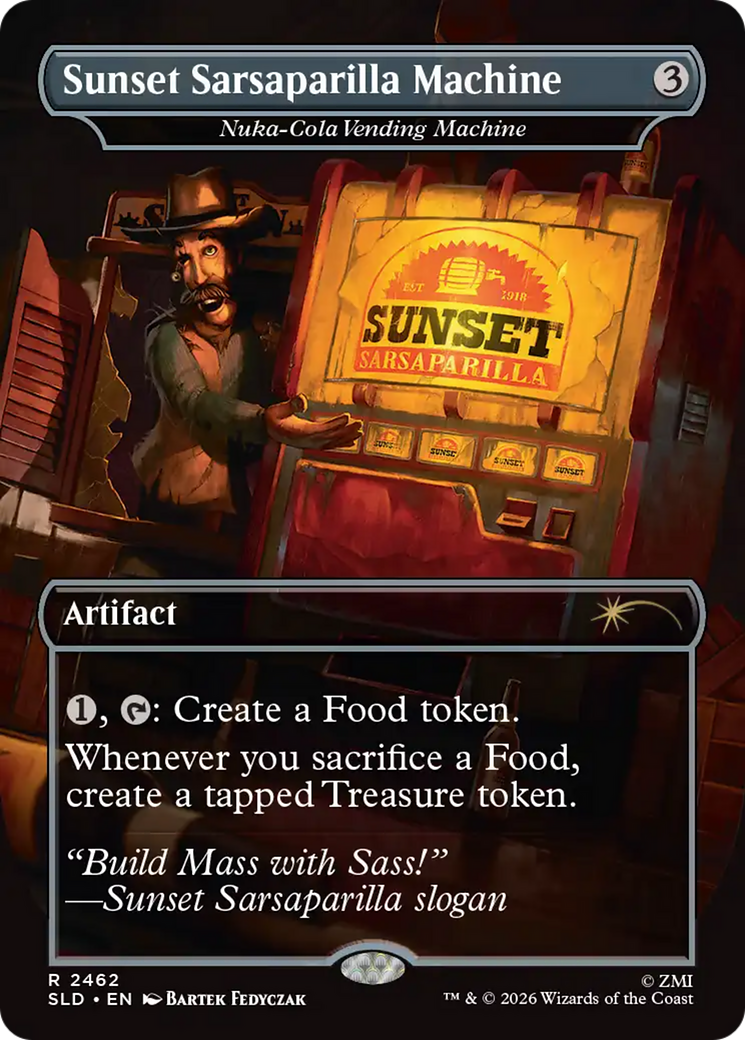 Sunset Sarsaparilla Machine - Nuka-Cola Vending Machine [Secret Lair Drop Series] | Gear Gaming Fayetteville