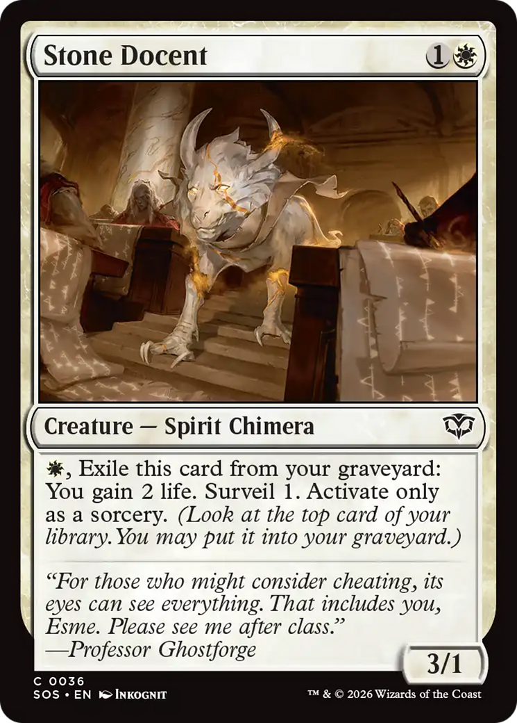 Stone Docent [Secrets of Strixhaven] | Gear Gaming Fayetteville