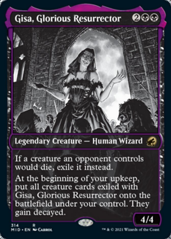 Gisa, Glorious Resurrector (Showcase Eternal Night) [Innistrad: Midnight Hunt] | Gear Gaming Fayetteville