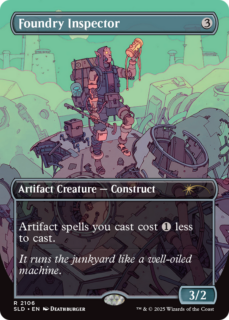 Foundry Inspector (Galaxy Foil) [Secret Lair Drop Series] | Gear Gaming Fayetteville