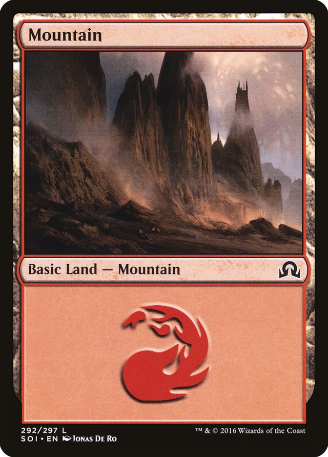 Mountain (292) [Shadows over Innistrad] | Gear Gaming Fayetteville