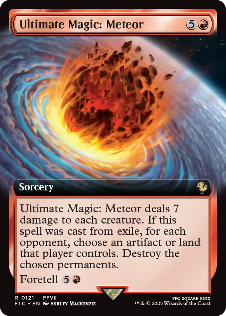 Ultimate Magic: Meteor (Extended Art) [FINAL FANTASY Commander] | Gear Gaming Fayetteville