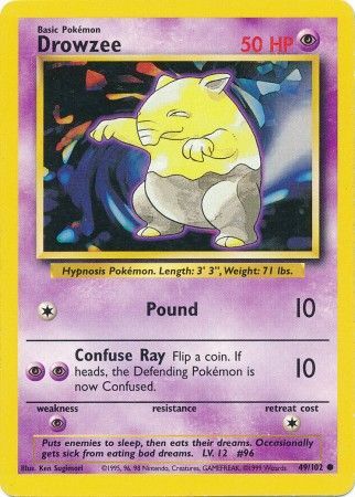 Drowzee (49/102) [Base Set Unlimited] | Gear Gaming Fayetteville