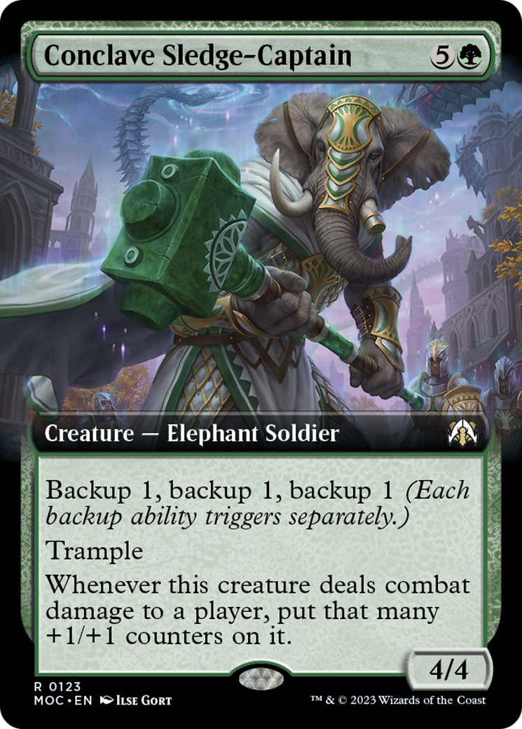 Conclave Sledge-Captain (Extended Art) [March of the Machine Commander] | Gear Gaming Fayetteville