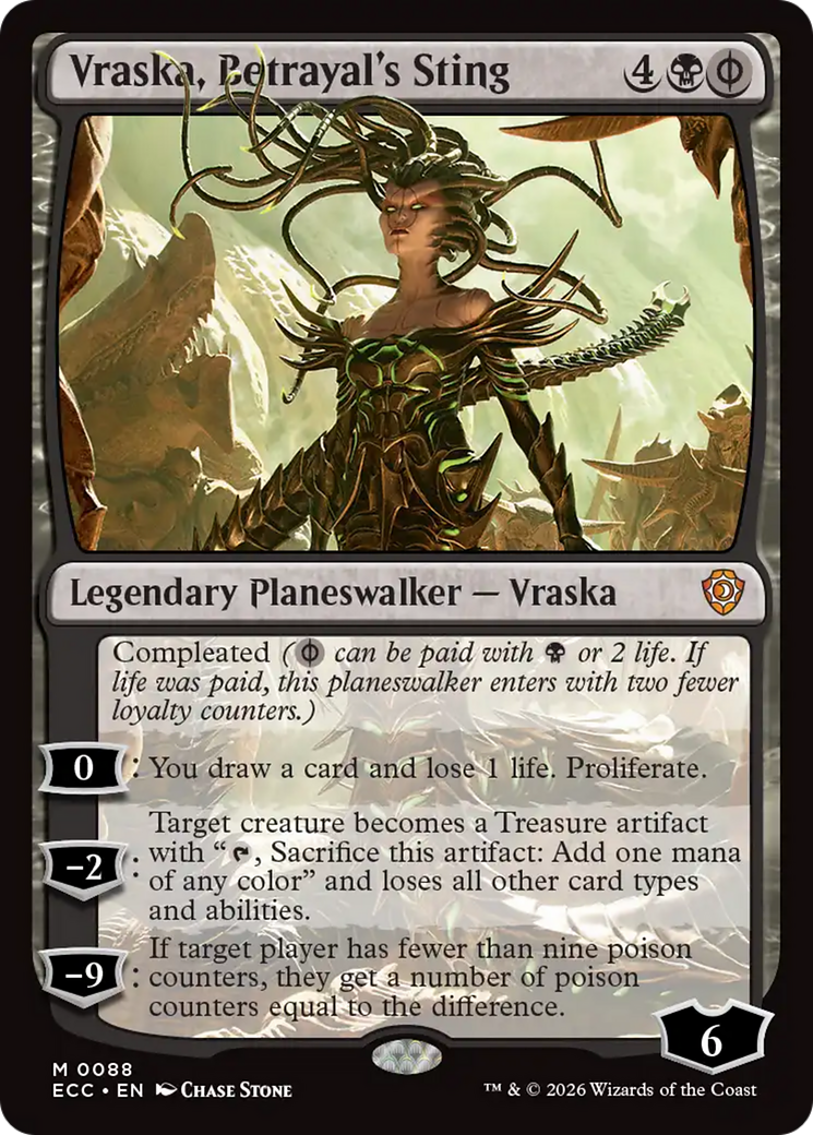 Vraska, Betrayal's Sting [Lorwyn Eclipsed Commander] | Gear Gaming Fayetteville