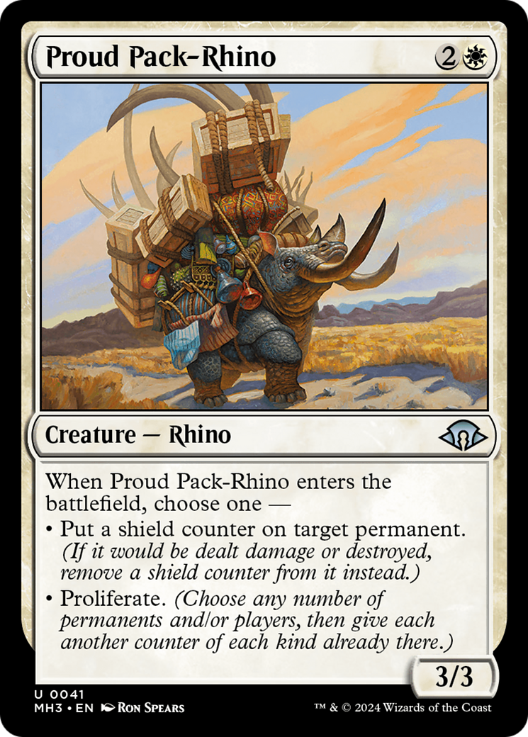 Proud Pack-Rhino [Modern Horizons 3] | Gear Gaming Fayetteville